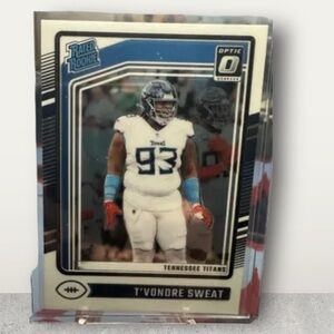 Panini Titans Rated Rookie Card - Blue and White